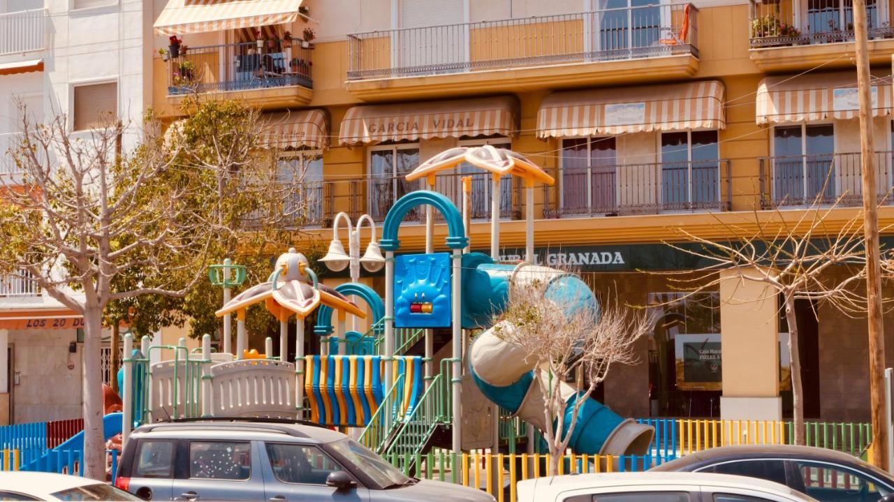 Atico Lujo Primera Linea, Terraza, Piscina, Parking كاستيل دي فيرو المظهر الخارجي الصورة